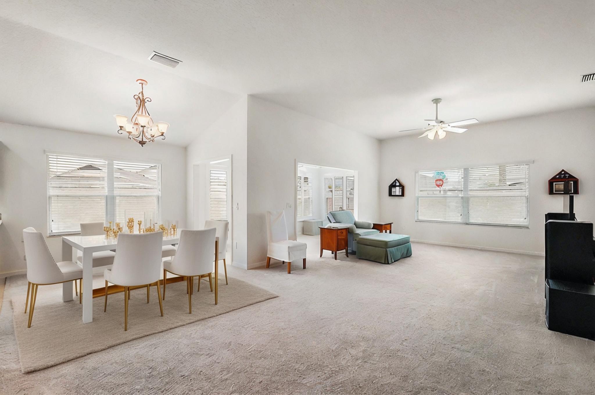 Virtually Staged- Dining Room