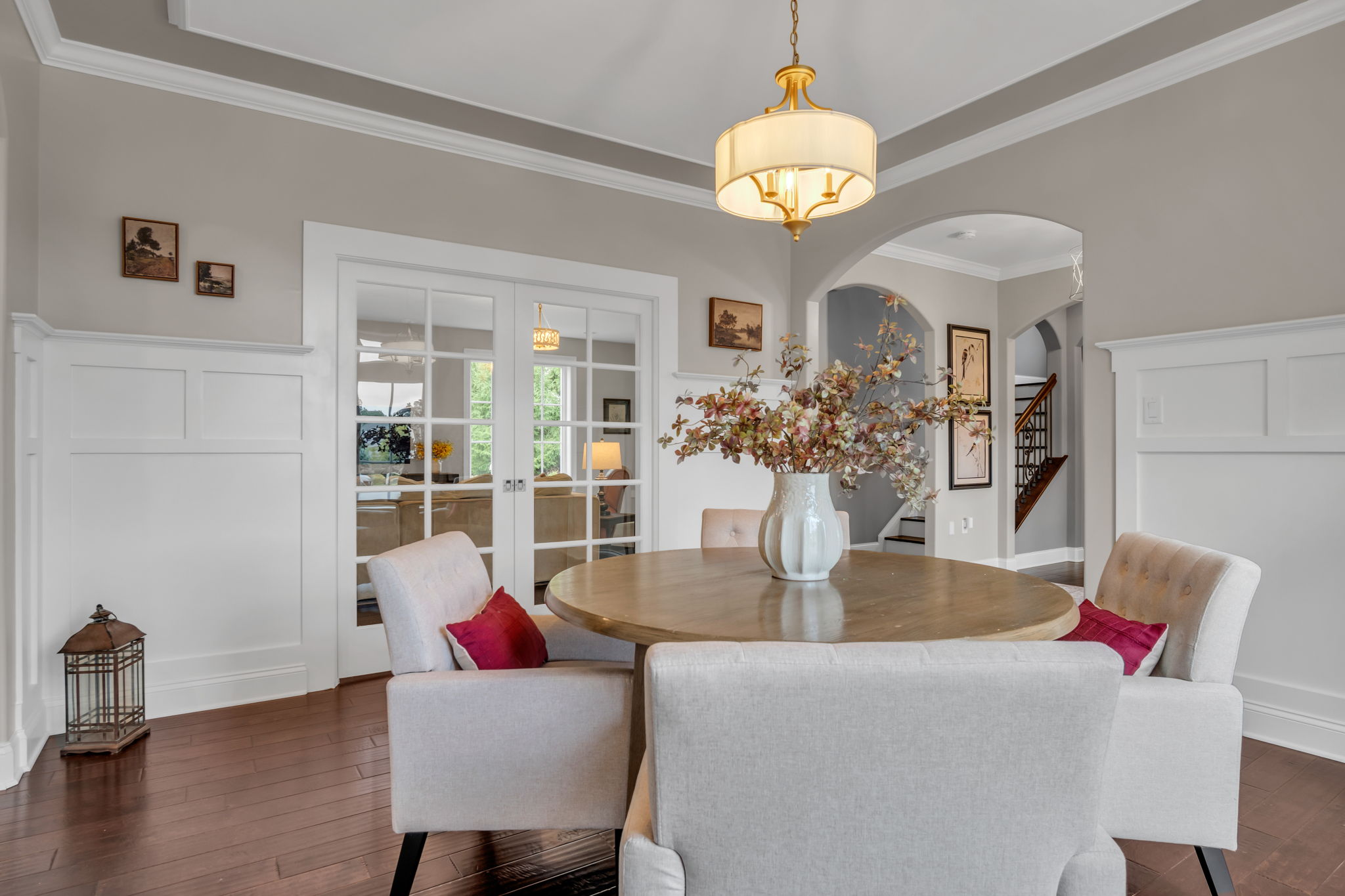 Dining room listing photo by Nieri Creative