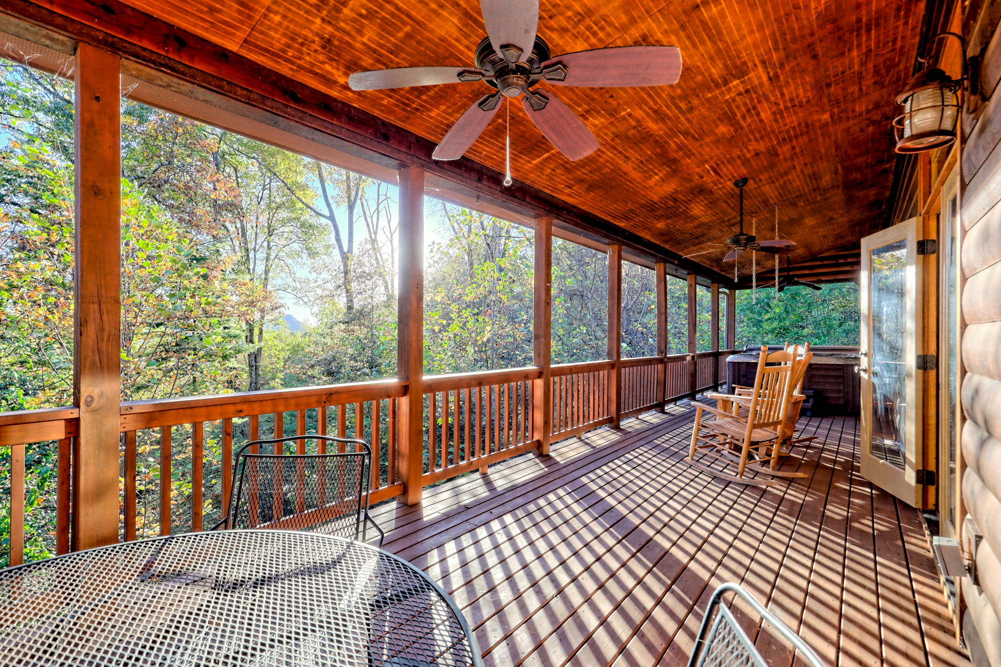 Back Porch - Sunset Mountain View