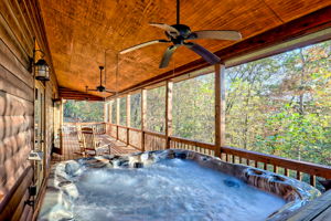 Back Porch - Hot Tub