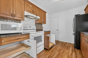 Kitchen with Roll-Out Shelving