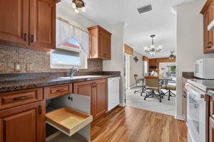 Kitchen with Roll-Out Shelving