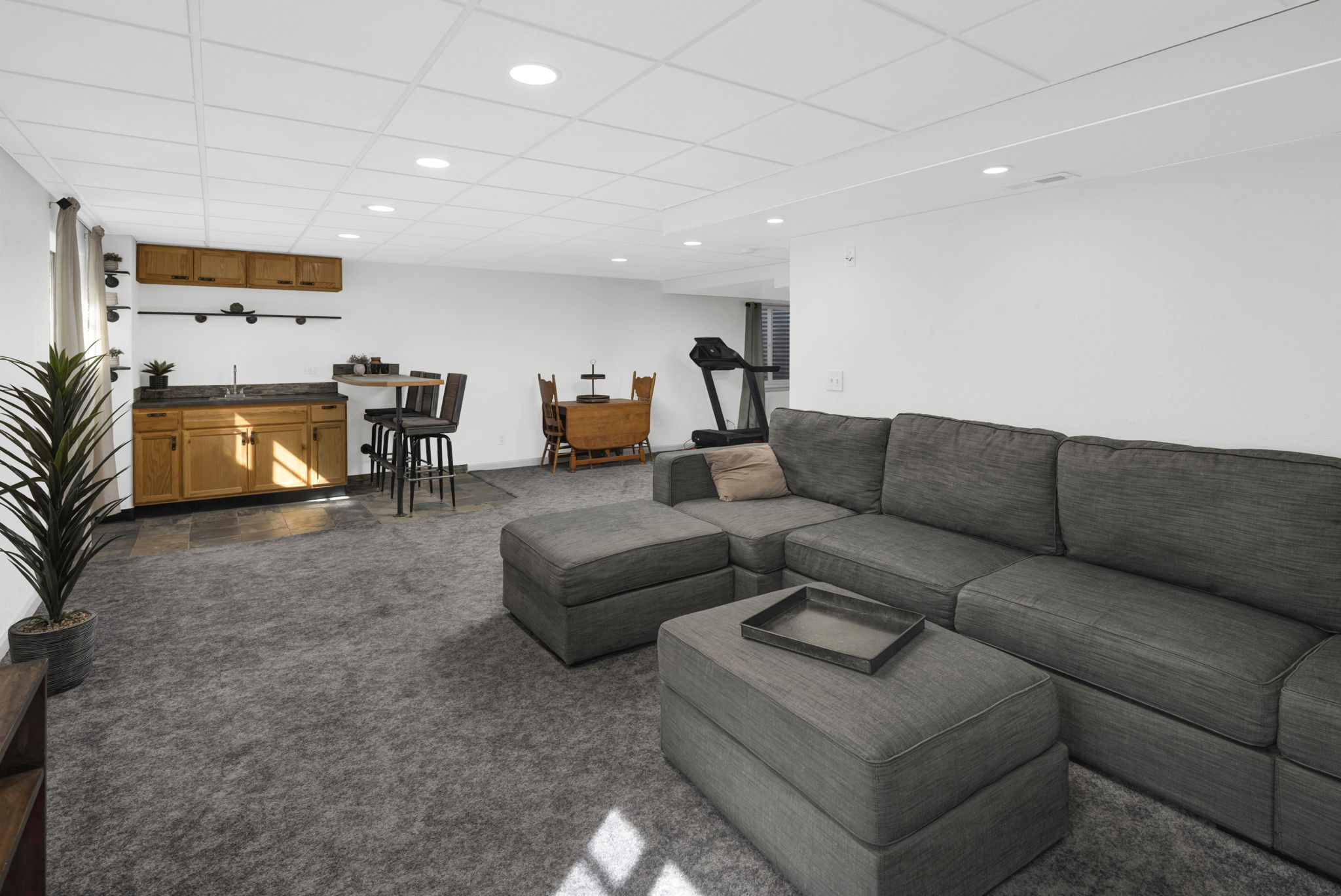 Family Room is Ready for Your Game and Movie Nights