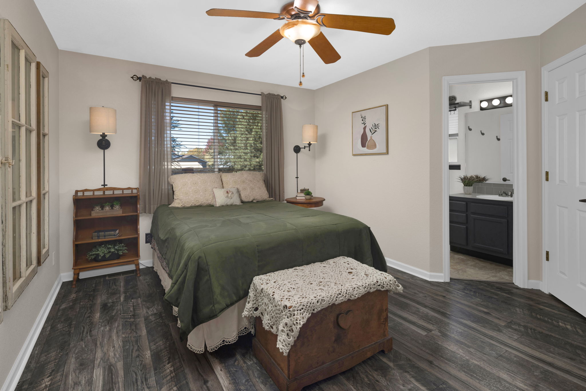 Step Into the Beautiful Primary Bedroom