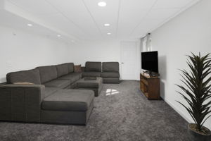 Finished Basement Makes Great Family Room