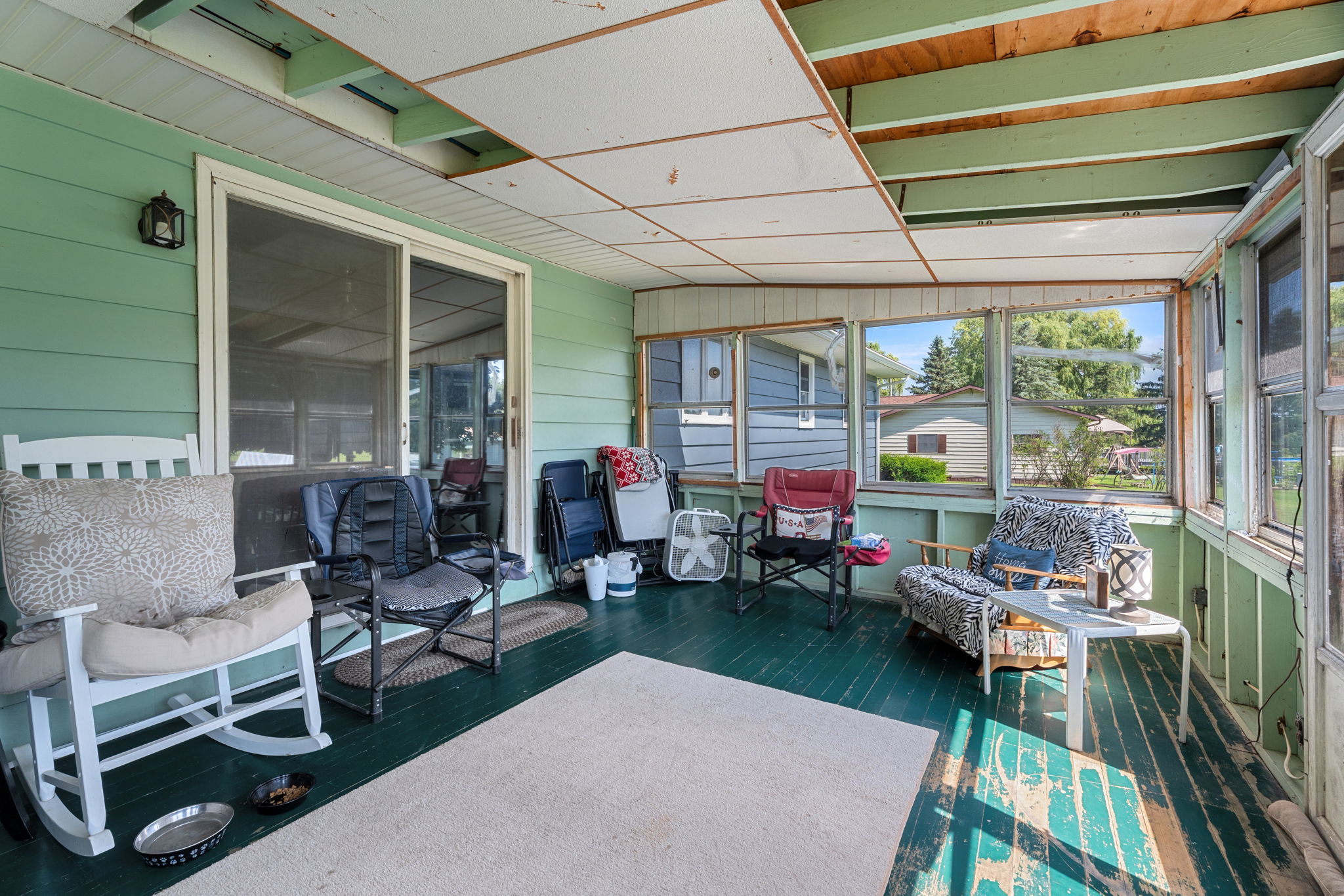 enclosed porch