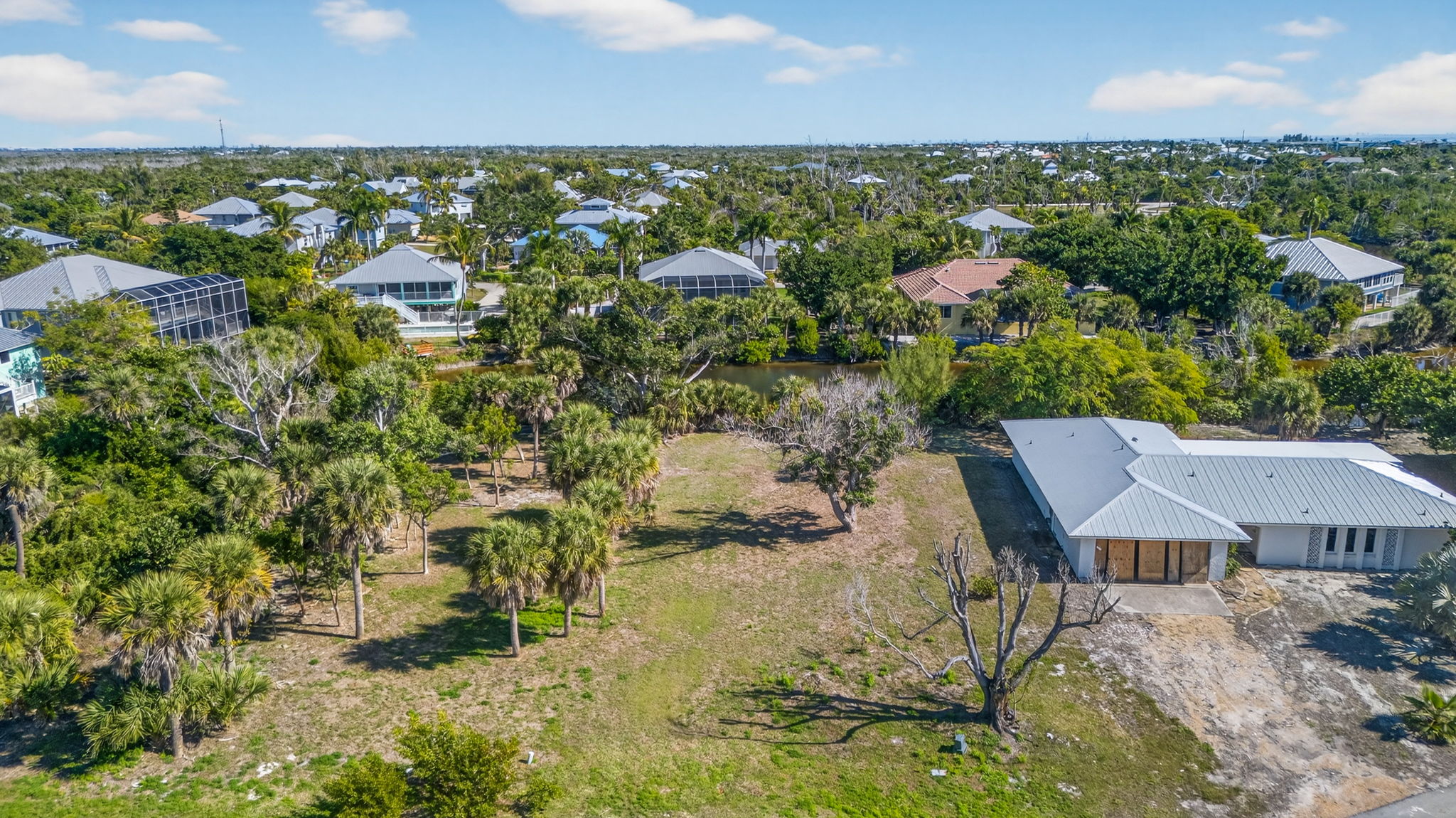 Aerial Front Exterior 1