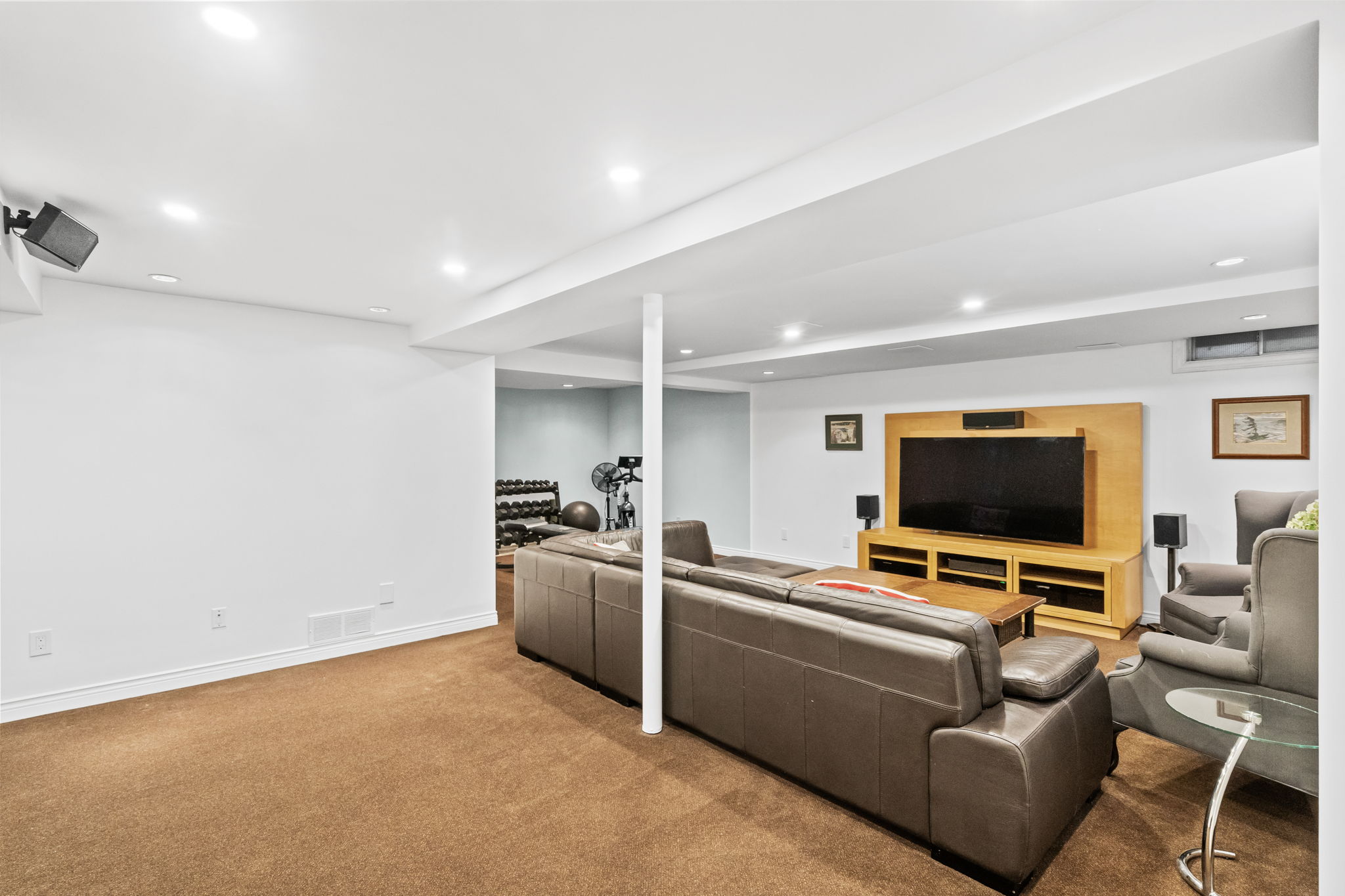 Finished Basement - rec space