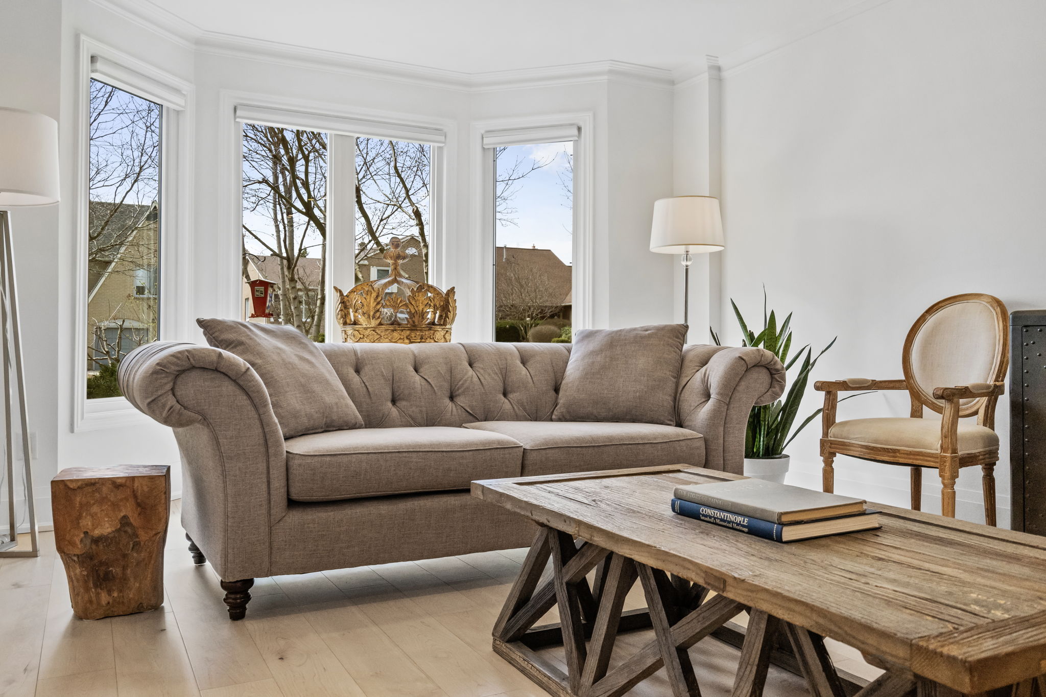 Living Room - bay window