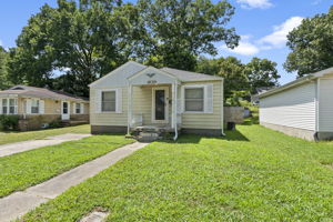Front view of house
