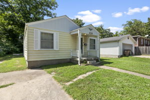 Front view of house