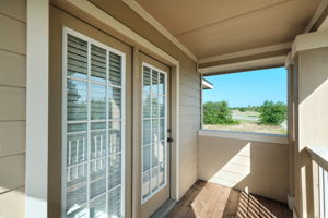 Balcony off of Bedroom 3
