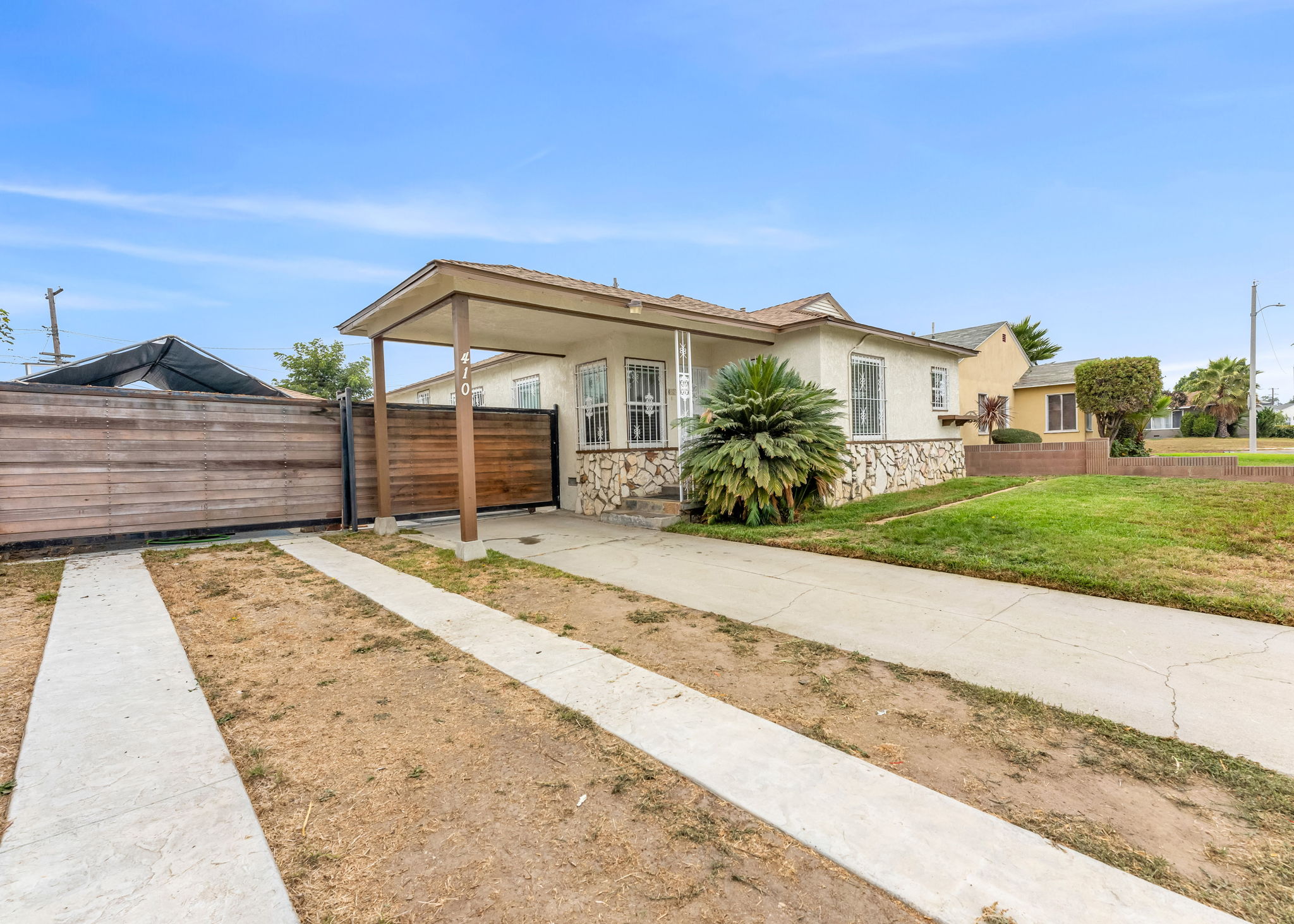 Double Wide Driveway