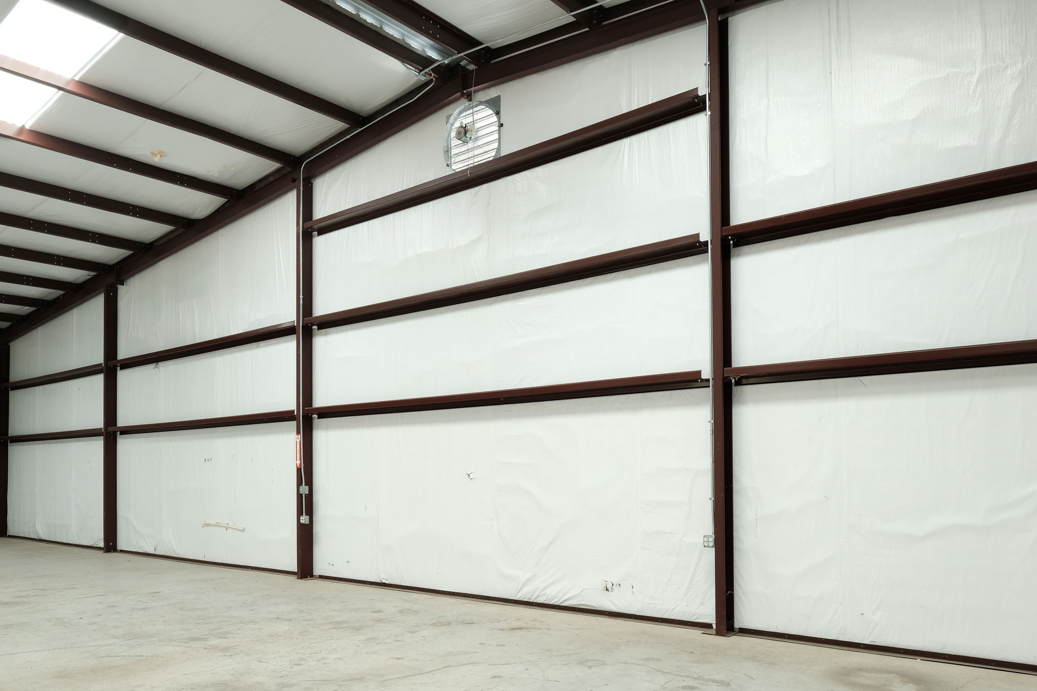 Ventilation and Electrical Outlets on East Wall