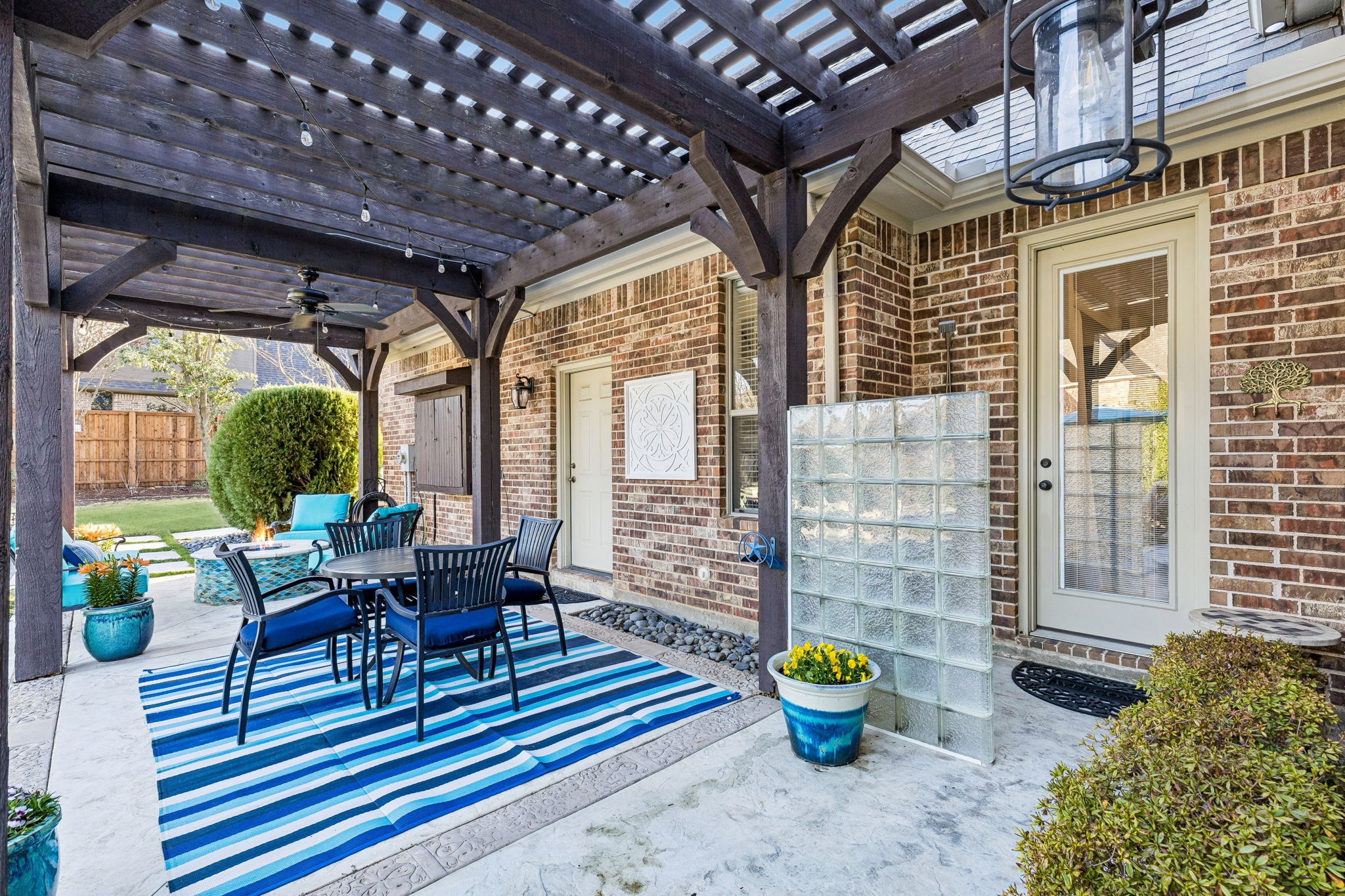 Pool bath and outdoor shower