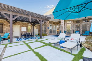 This view shows just how many different sitting areas you can sit to enjoy this serence oasis