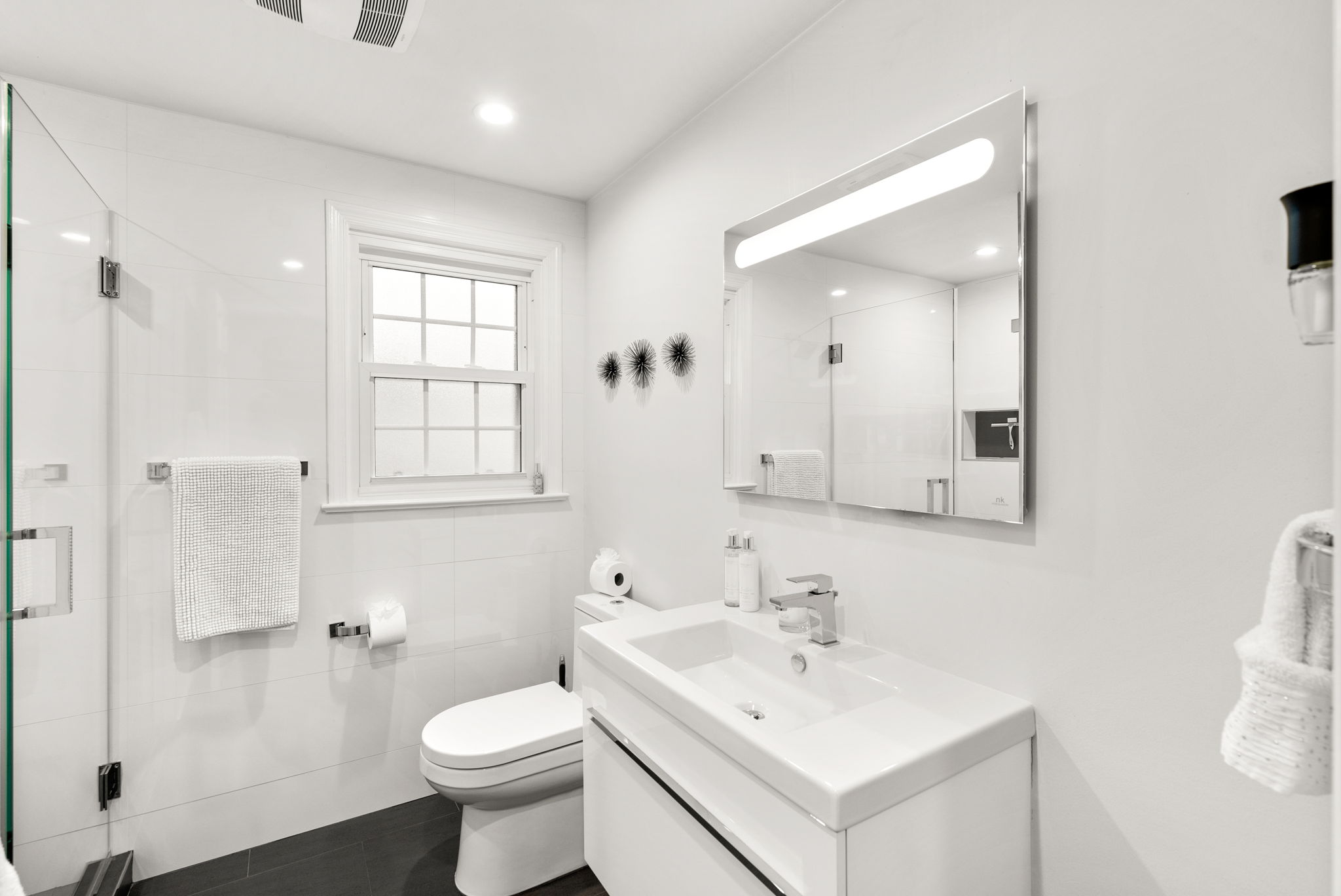 Updated Full Bath on Lower Level