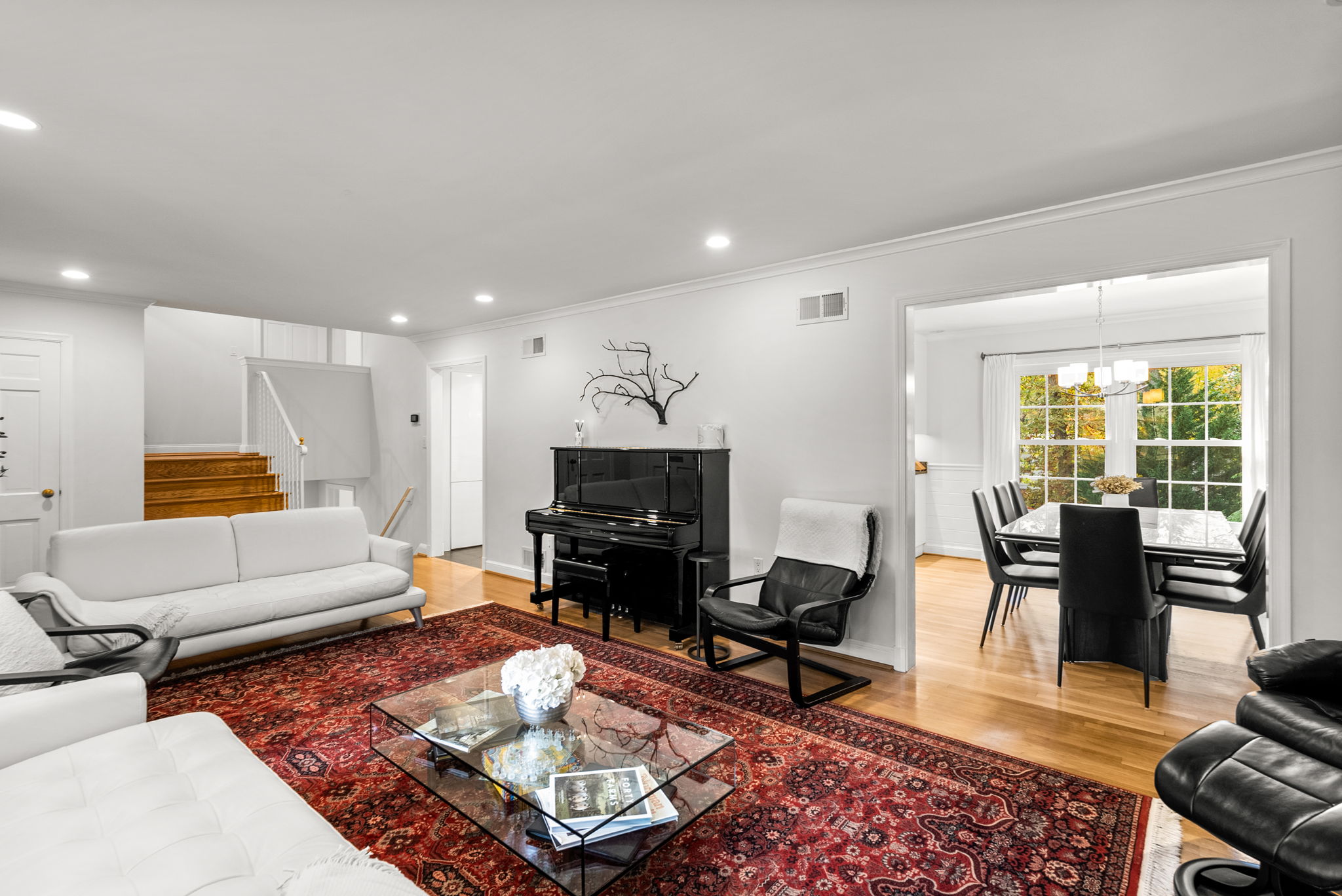 Living Room and Dining Room