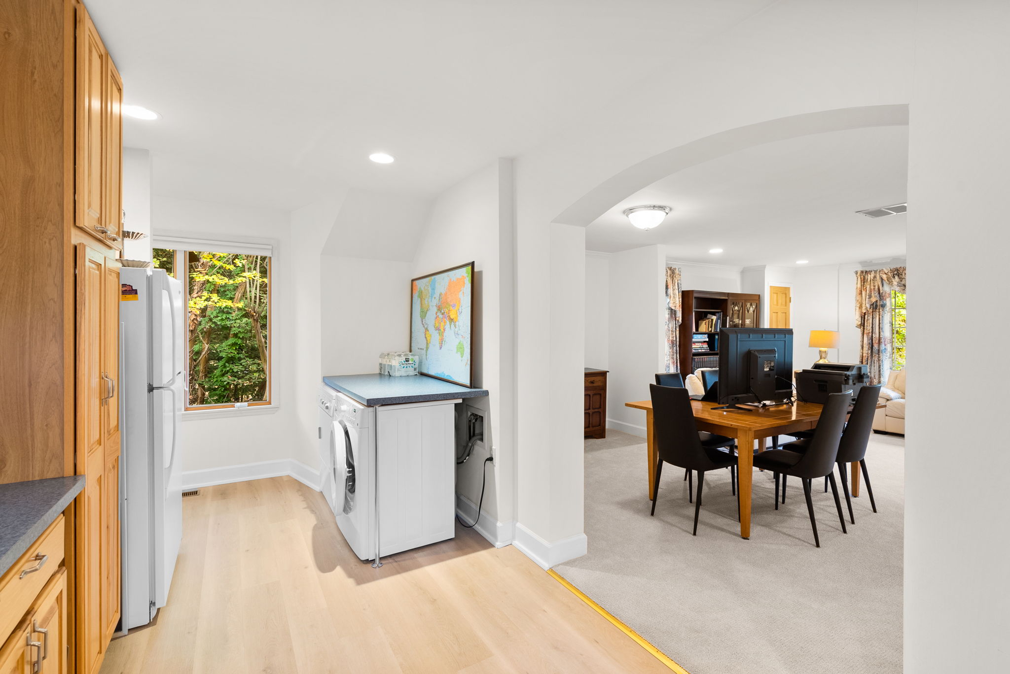 Kitchen/Laundry/Family Room in Addition