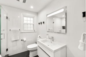 Updated Full Bath on Lower Level