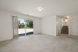 Family Room with Slider to Backyard