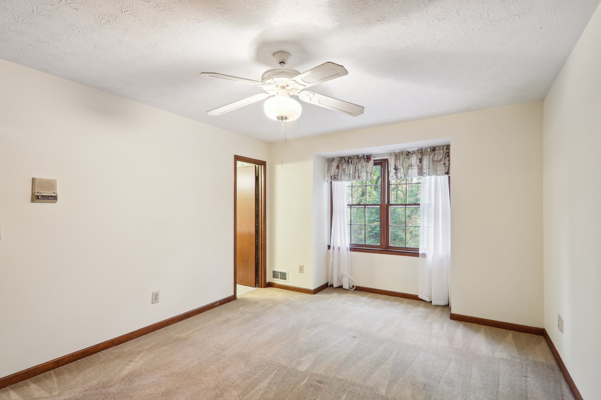 Master Bedroom; view to backyard