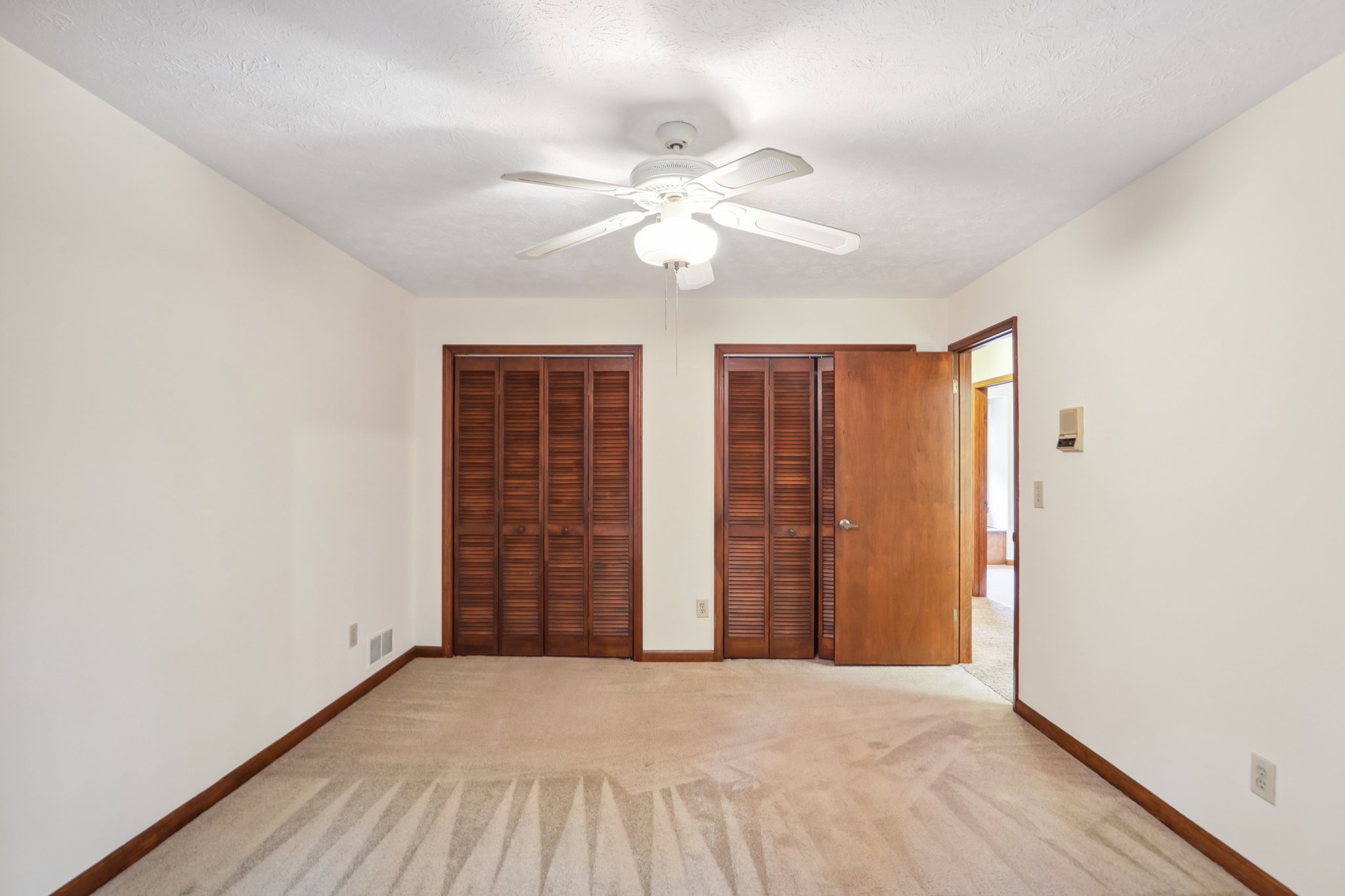 Master Bedroom; double closets