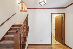 Entrance foyer; stairs to second level