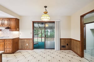 Breakfast; view screened porch