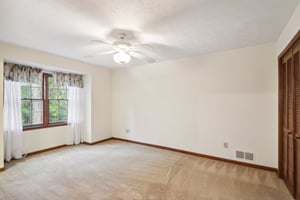 Master Bedroom; view to backyard