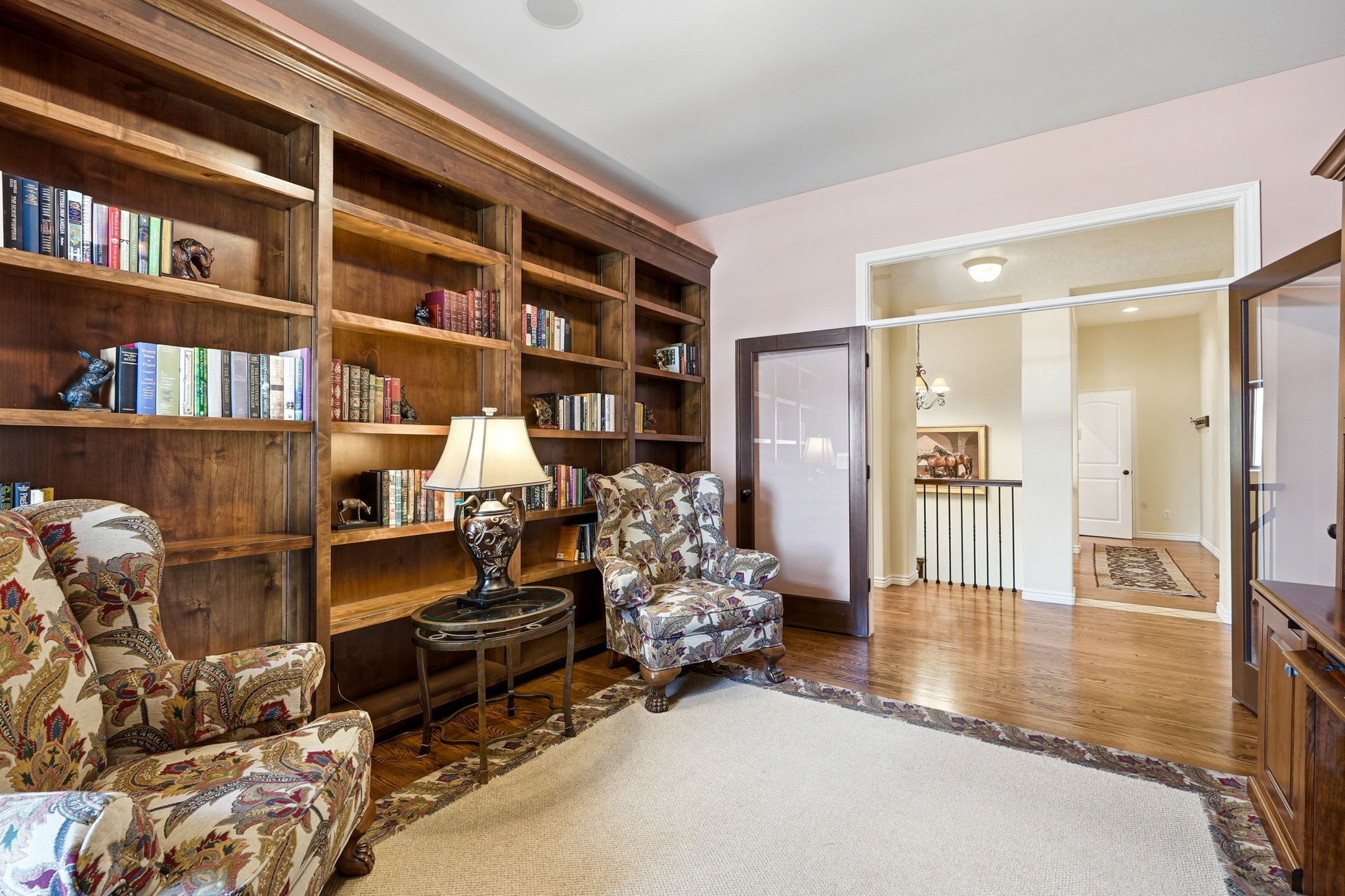 Main Floor Office with French Doors