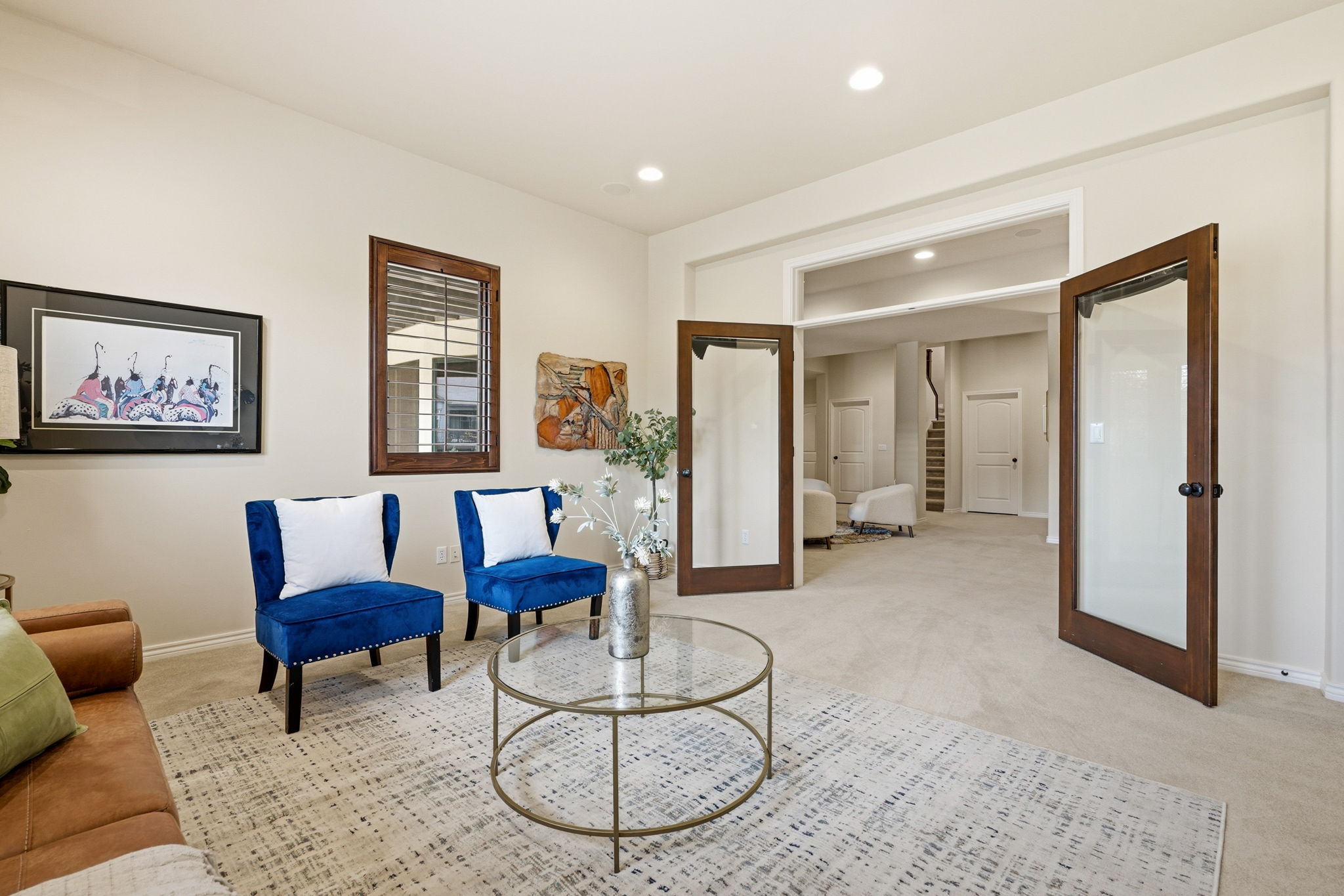 Lower Level Media Room, Office, or Gym