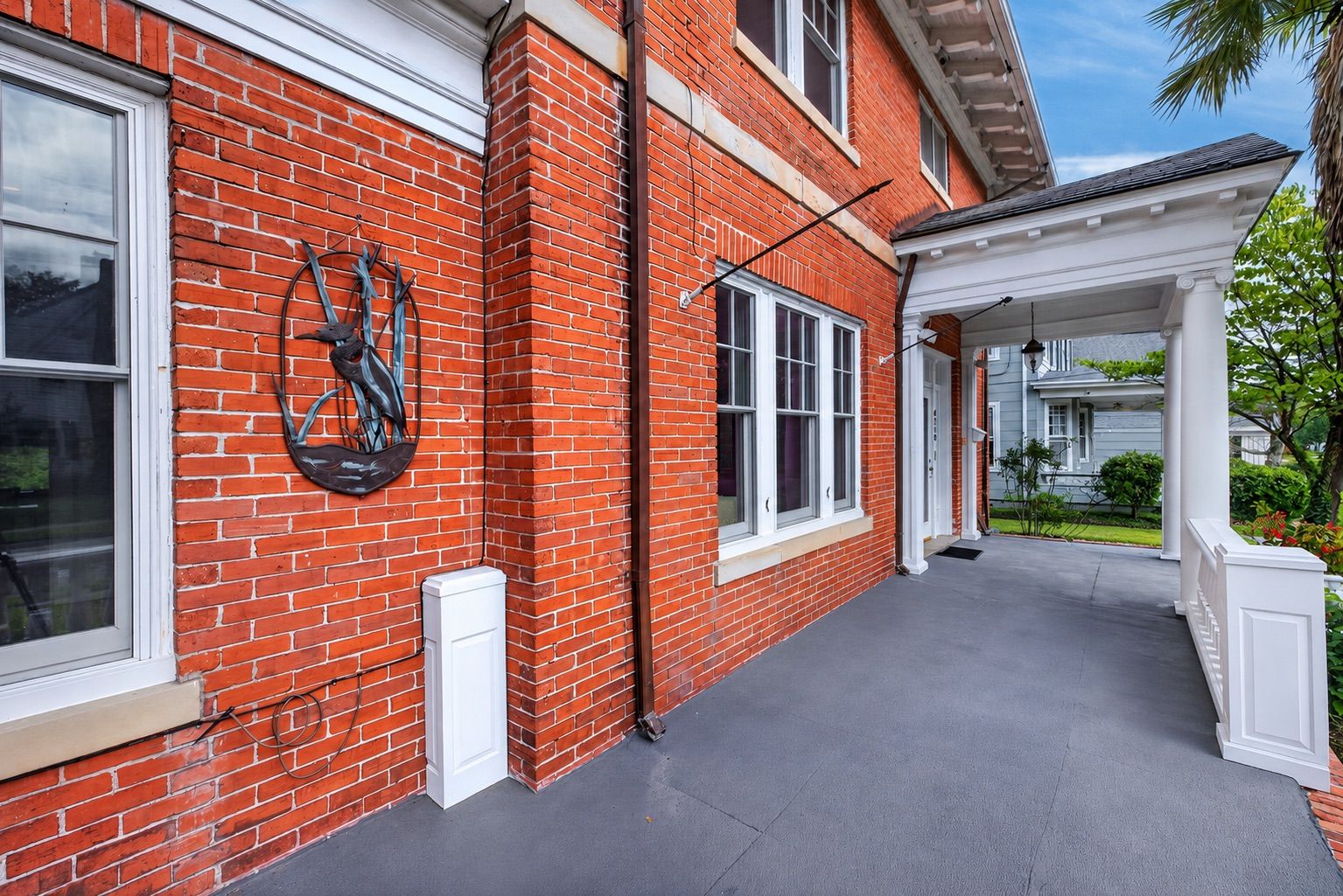 large front porch