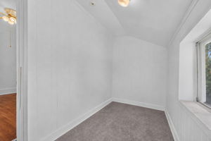 converted sleeping porch off one bedroom
