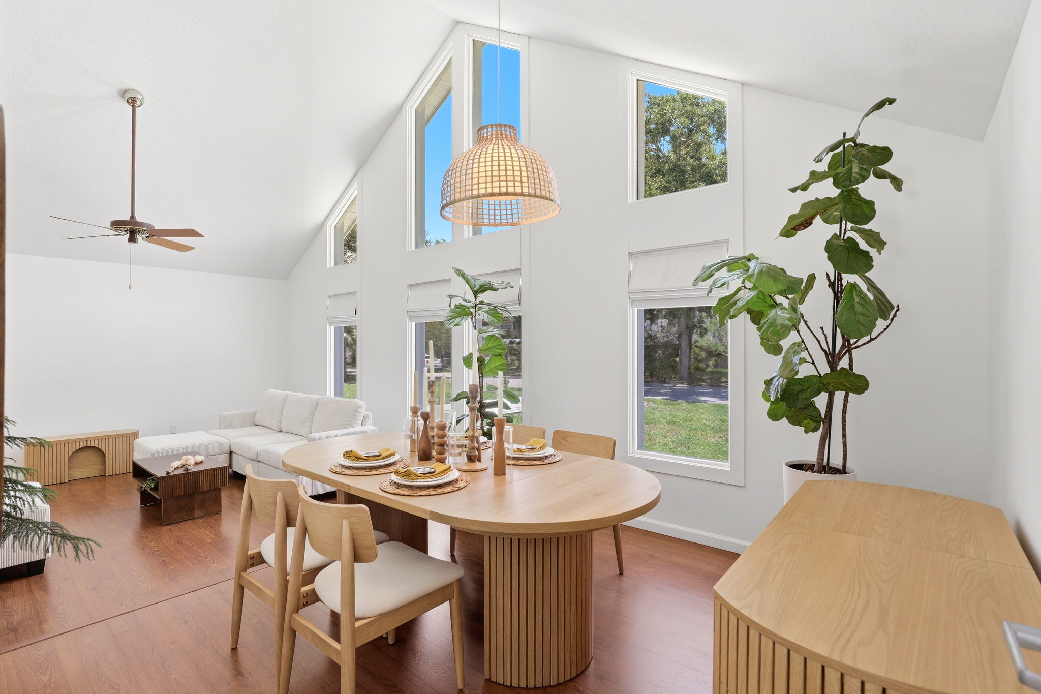 Spacious Living and Dining Area