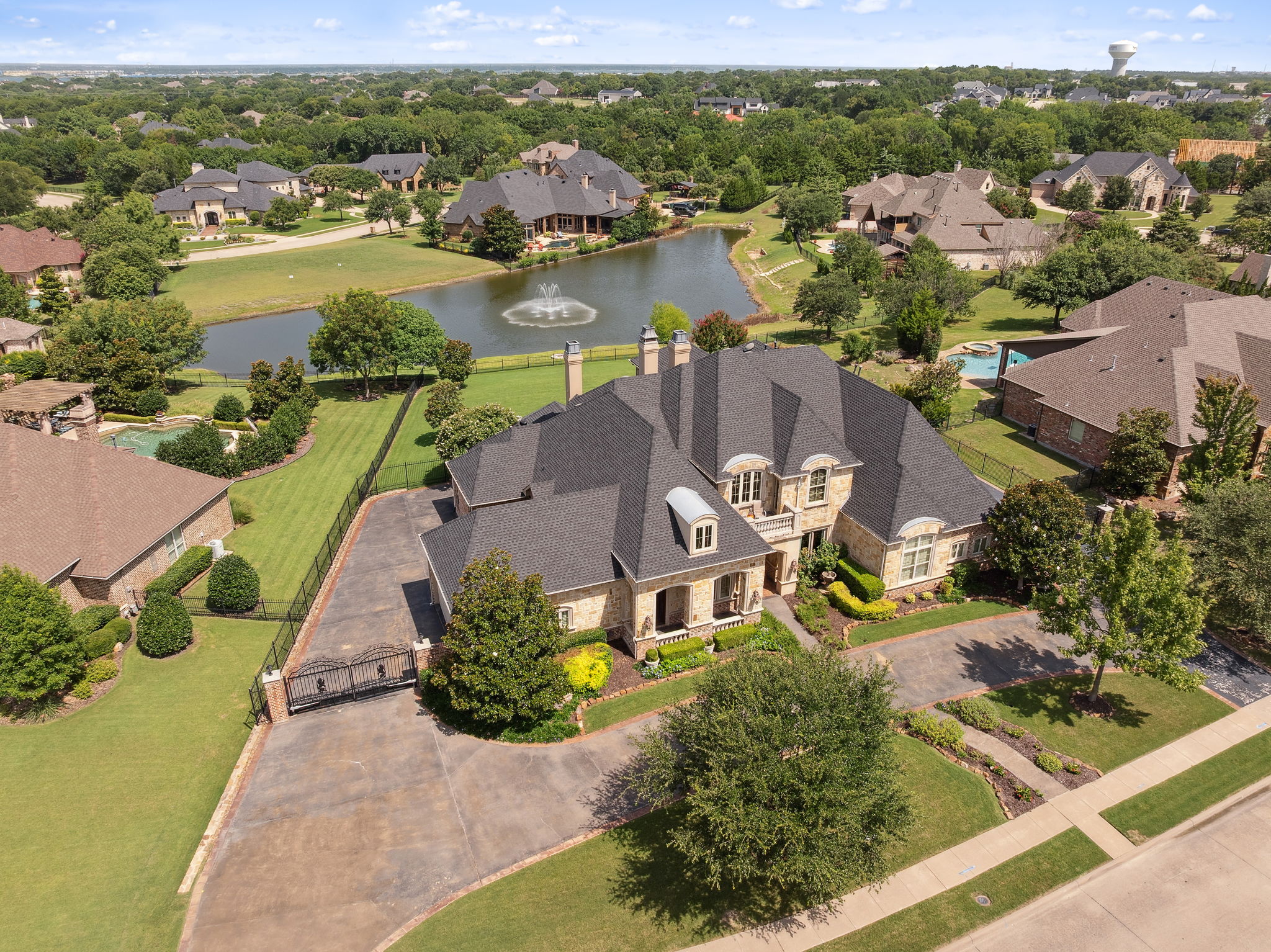 Birds Eye View of Estate