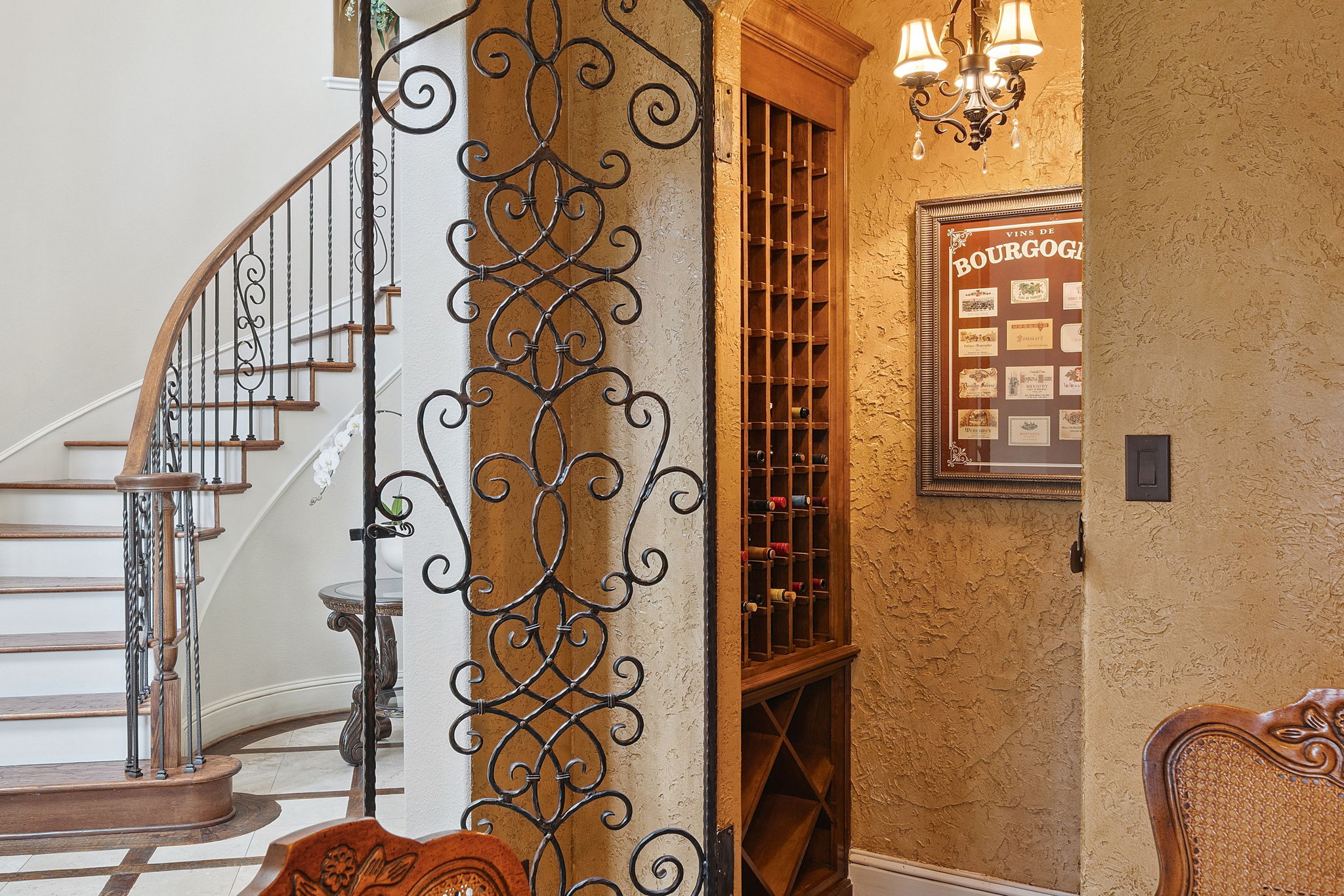 Wine Cellar off The Dining Room