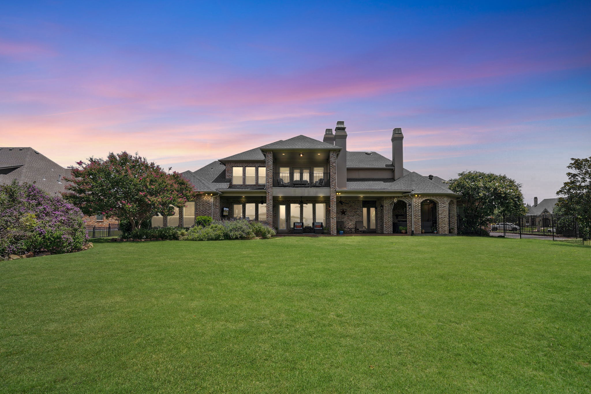 Exterior - Back at Twilight