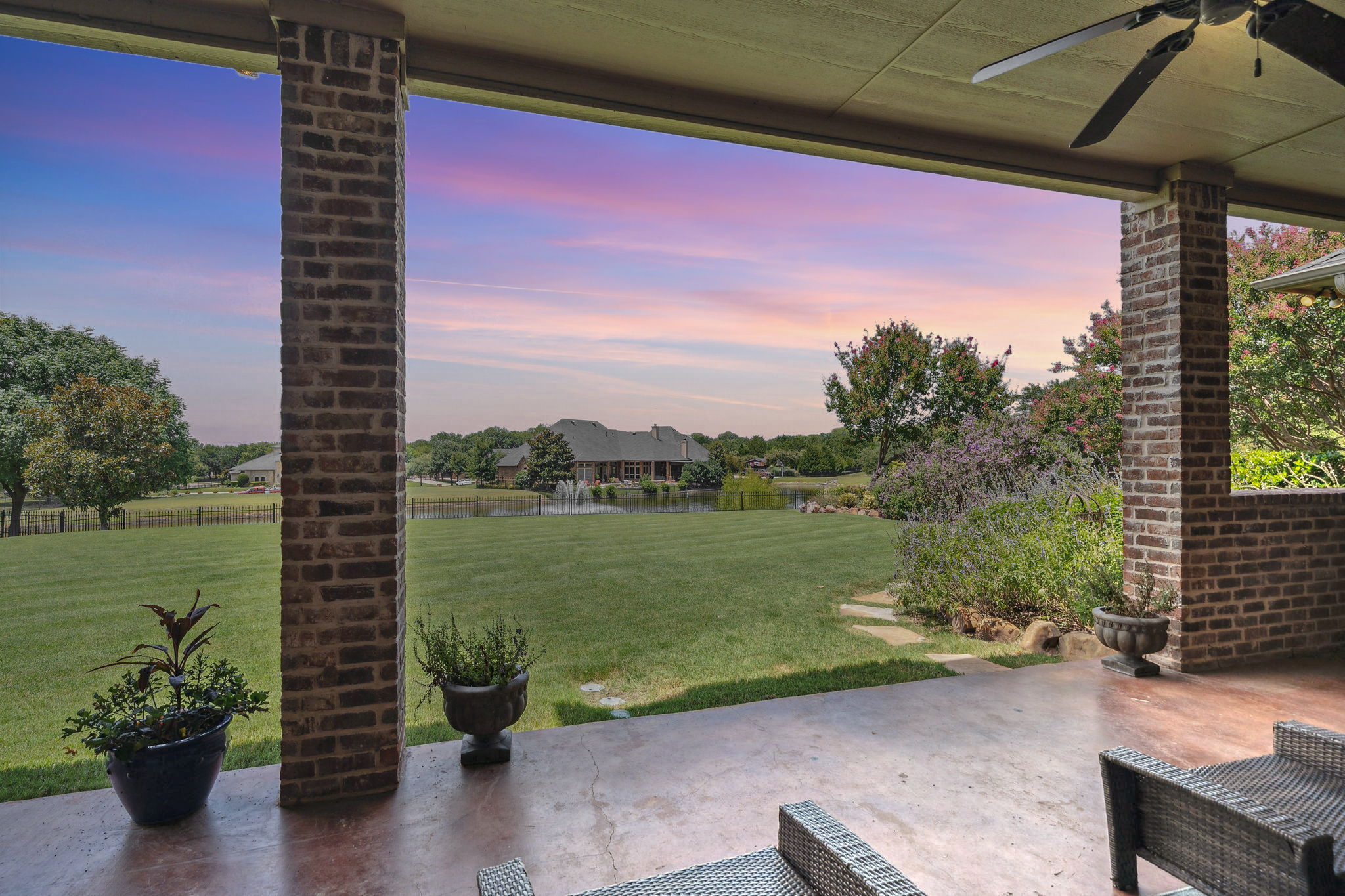 Twilight View from your Patio