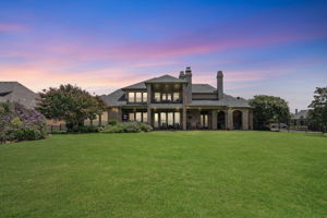 Exterior - Back at Twilight