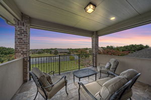 Game Room Balcony Overlooking Pond