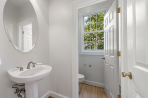 Half Bathroom on Main Level