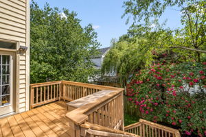 Private, Fully Fenced Backyard with Deck