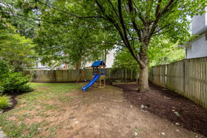 Private, Fully Fenced Backyard with Deck