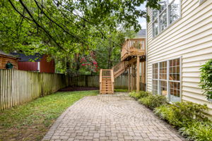Private, Fully Fenced Backyard with Deck & Patio