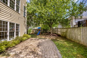 Private, Fully Fenced Backyard with Deck
