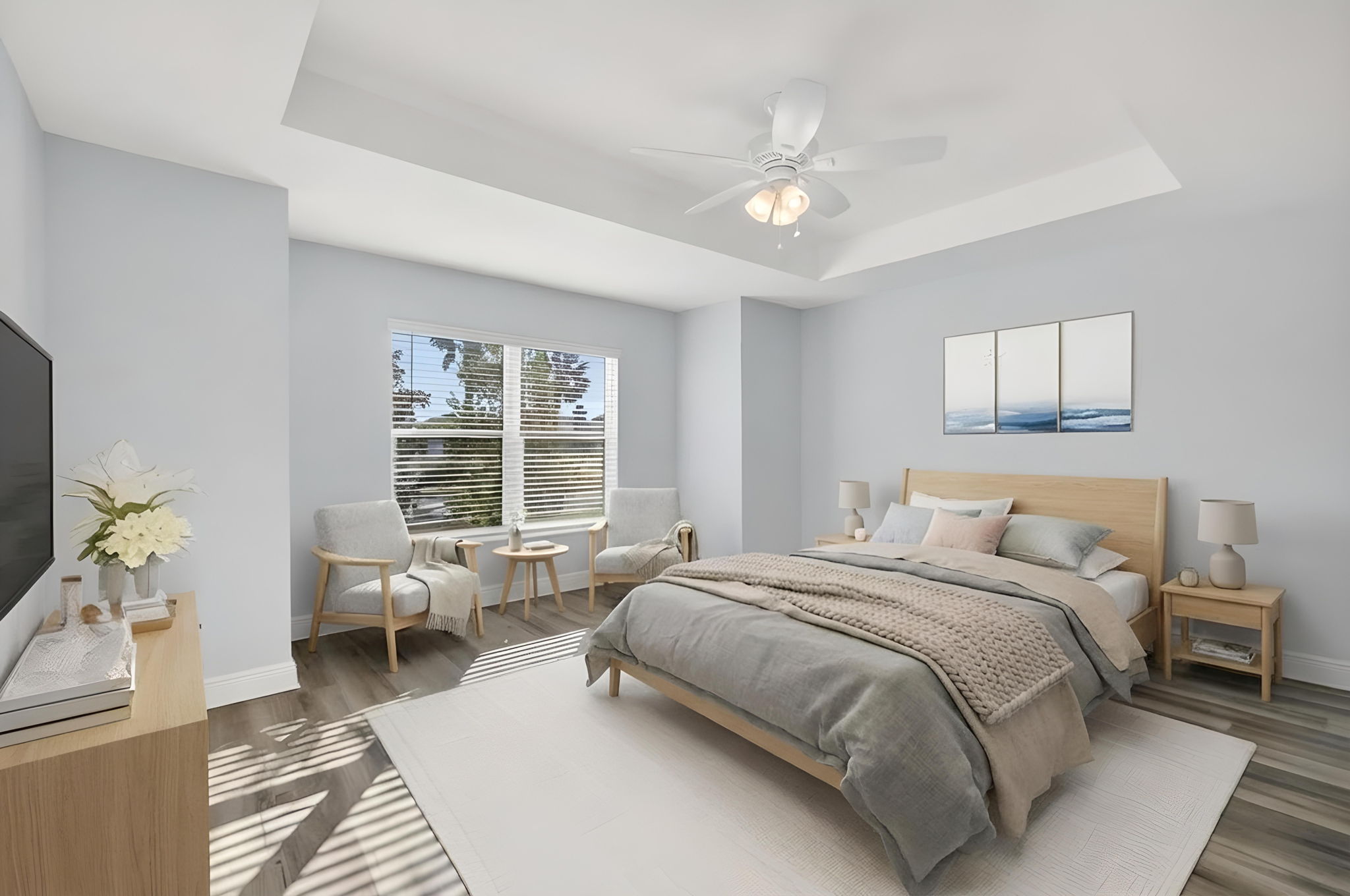 Second Bedroom-Virtually Staged