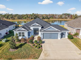 Front Elevation with Magnificent Water Views!