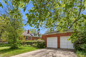 Shared detached two car garage