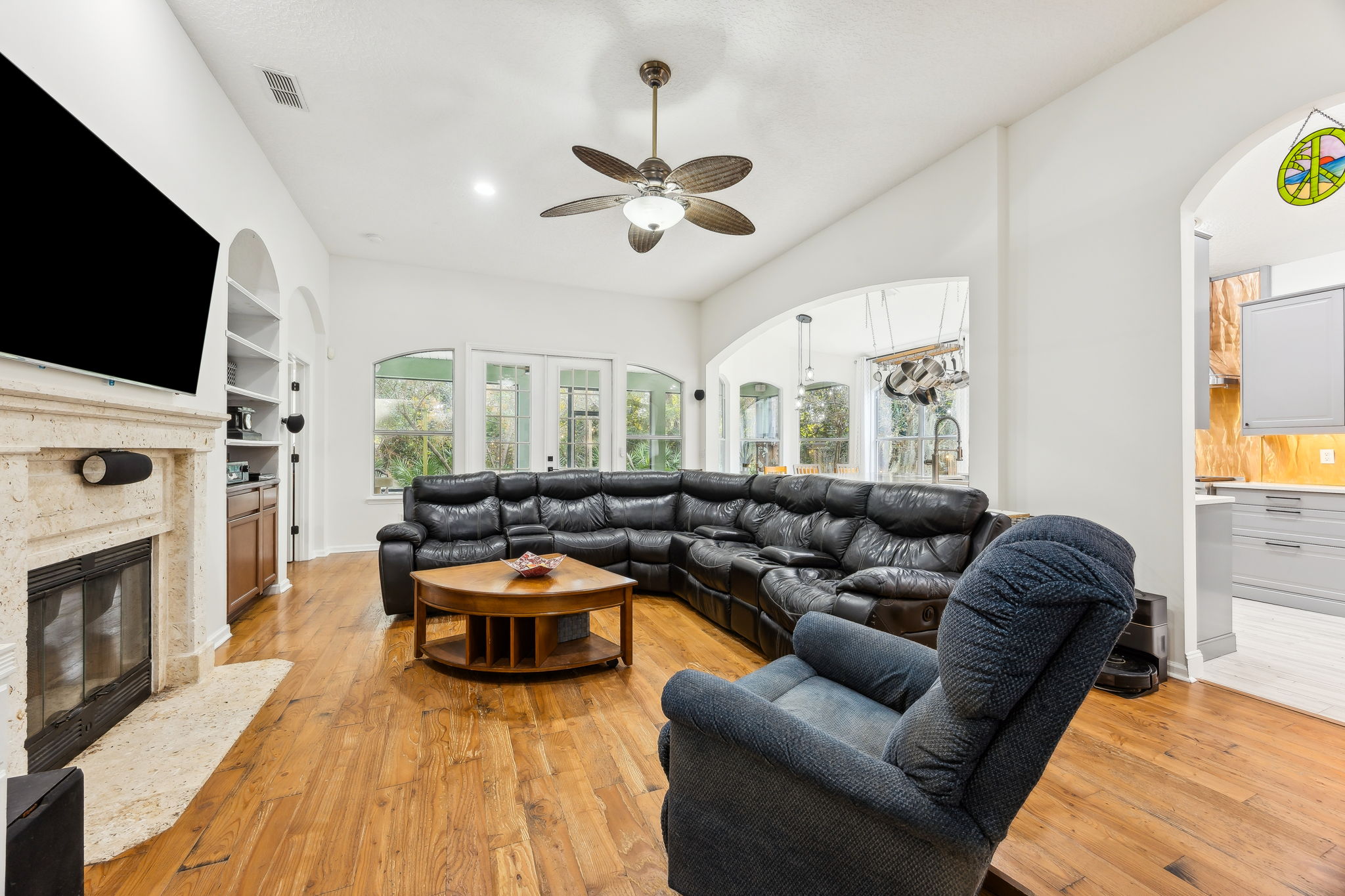 Spacious living area